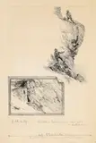 Edward Theodore Compton, Illustrationsentwurf, 1890, Pen and ink drawing