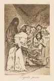 Francisco De Goya, Tragala perro, 1799, Etching