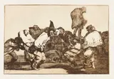 Francisco De Goya, Alegrías antruejo, que mañana serás ceniza, 1816, Etching
