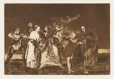 Francisco De Goya, Sanan cuchilladas más no malas palabras, 1816, Etching