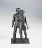 Paar by Stephan Balkenhol, 2005, Bronze, schwarz und grün patiniert, sold Oct 2010