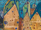 Friedensreich Hundertwasser, Häuser im Blutregen