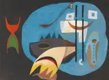 Gerhard Fietz, Bild 1950/46, 1950, Tempera