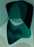Otto Ritschl, Komposition 72/14, 1972, Oil on canvas
