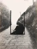 Valie Export, Aufhockung, 1972, Black and white photograph