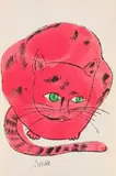Andy Warhol, Big Sam with Green Eyes, 1954, Offset lithograph