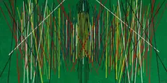 Tritex by Herbert Bayer, 1957, Acrylic on fibreboard, sold Oct 2010
