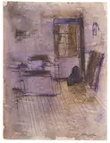 Emil Schumacher, Interieur-Studie