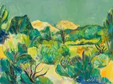 Carl Walter Liner, Provence, 1980, Oil on canvas