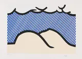 Roy Lichtenstein, Illustration for "De Denver au Montana, Départ 27 Mai 1972" (I), 1992, Etching and aquatint