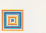 Louisiana Lottery Co by Frank Stella, 1972, Offset lithograph, sold Oct 2010