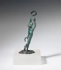 Affe mit Ring by Jörg Immendorff, 2006, Bronze, sold Oct 2010