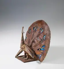 Gernot Rumpf, Pfau, 1965, Sculpture