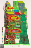 Good morning city by Friedensreich Hundertwasser, 1969, Silkscreen in colours, sold Oct 2010