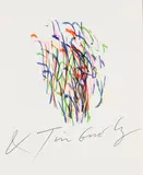 Jean Tinguely, Méta Matic No. 8, 1974, Felt-tip pen drawing