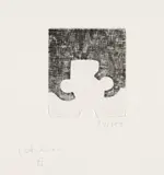 Eduardo Chillida, Ohne Titel, 1997, Kaltnadelradierung auf Bütten