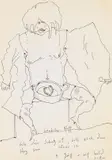 Wo dein Schatz ist, soll auch dein Herz sein by Horst Janssen, 1970, Pen and India ink drawing, sold Oct 2010