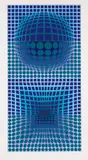 VP-111 by Victor Vasarely, 1972, Silkscreen in colours, sold Oct 2010