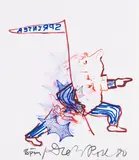 Dieter Roth, Selfportrait as Sprinter