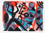 A. R. Penck, Ohne Titel, 1980, Etching and aquatint