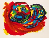 Karel Appel, Deux Têtes