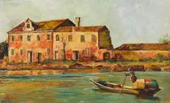 Karl Hofer, Montagnola (?), 1939, Oil on canvas