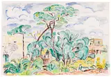 Hans Purrmann, Südliche Landschaft (Ischia)