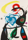 Aus: Oda à Joan Miró by Joan Miró, 1973, Lithograph in colours, sold Oct 2010