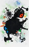 La Rhinocérine by Joan Miró, 1971, Lithograph in colours, sold Oct 2010