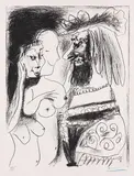 Le vieux Roi by Pablo Picasso, 1959, Lithograph, sold Oct 2010