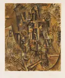 Nach - La Bouteille de Rhum by Pablo Picasso, 1960, Pochoir, sold Oct 2010