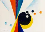 Joseph Friedrich Gustav Binder, Abstraktion, 1930, Oil on canvas