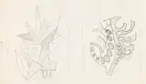 Fernand Léger, Studien für eine Wandmalerei, 1940, Pencil drawing