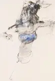 Antonio Blanco, Tänzerin (Tjempaka, die Tochter des Künstlers), 1972, Charcoal