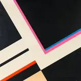 Walter Dexel, Weißer Doppelhaken, 1971, Silkscreen in colours