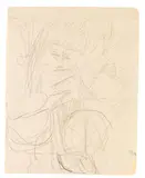 Zwei Mädchen by Ernst Ludwig Kirchner, 1919, Pencil drawing, sold Oct 2010