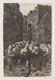 Käthe Kollwitz, Die Carmagnole, 1901, Drypoint