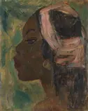 Wolf Röhricht, Afrikanerin, 1920, Oil on panel