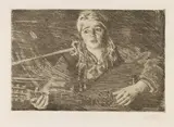 Anders Zorn, Ols Maria, 1919, Etching