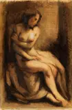 Bruno Paul Seener, Weiblicher Akt, 1935, Chalks