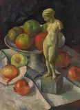 Josef Reichardt, Stillleben mit Äpfeln, 1931, Oil on canvas