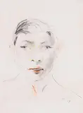 Filippo de Pisis, Männerporträt, 1929, Pencil