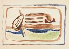 Stillleben by Jankel Adler, 1940, Gouache, sold Oct 2010
