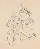 George Grosz, Ständchen (Serenade), 1922, Photo-lithograph