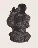 Henry Moore, Mother and Child, 1974, Lithograph