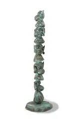 Jörg Immendorff, Affenbaum, 1989, Bronze