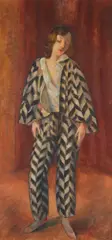 Josef Eberz, Tänzerin (Beatrice Mariagraete), 1923, Oil on canvas
