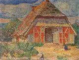 Christian Rohlfs, Holsteinisches Bauernhaus