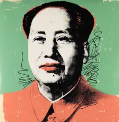 Mao by Andy Warhol, 1972, Silkscreen in colours, sold Jun 2010