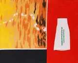 Martin Kippenberger, Vorfreude seitenverkehrt: ich muß zuhause bleiben, 1986, Collage